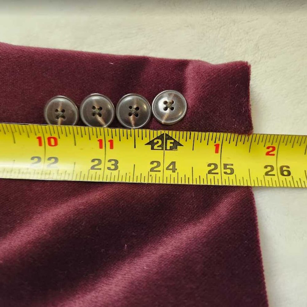 New J Crew Ludlow slim-fit shawl-collar tuxedo jacket in red velvet blazer - Picture 12 of 13